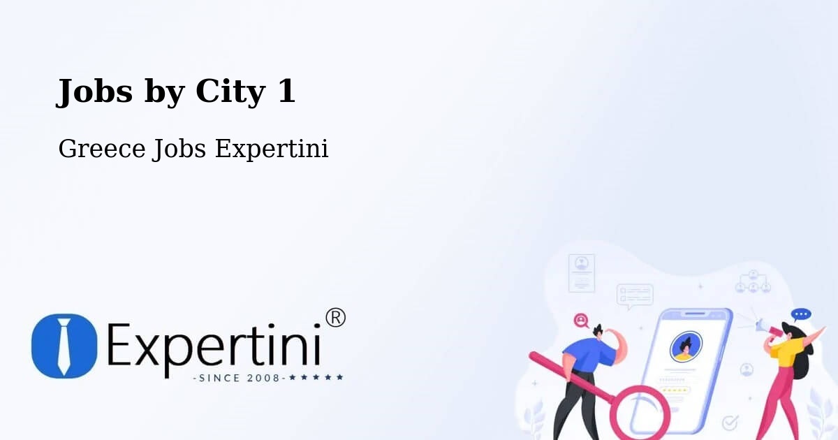 City Jobs in Greece - Expertini