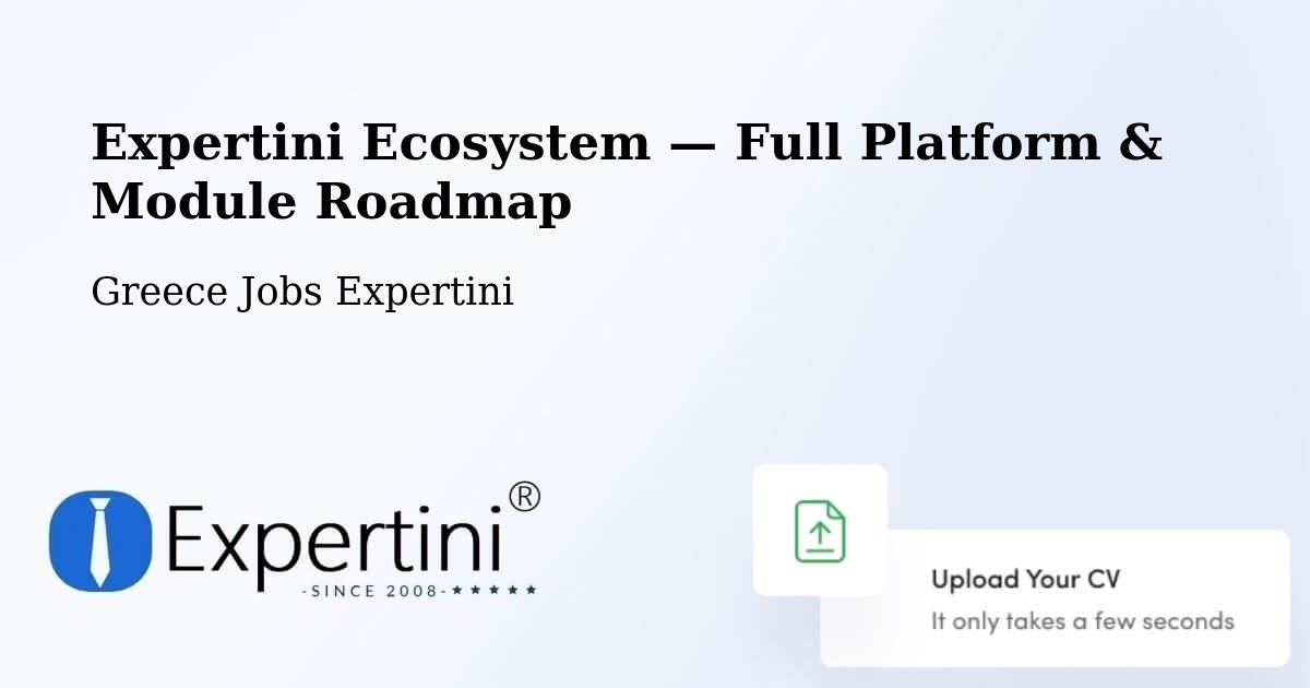 Expertini Ecosystem — Full Platform & Module Roadmap – Kálamos